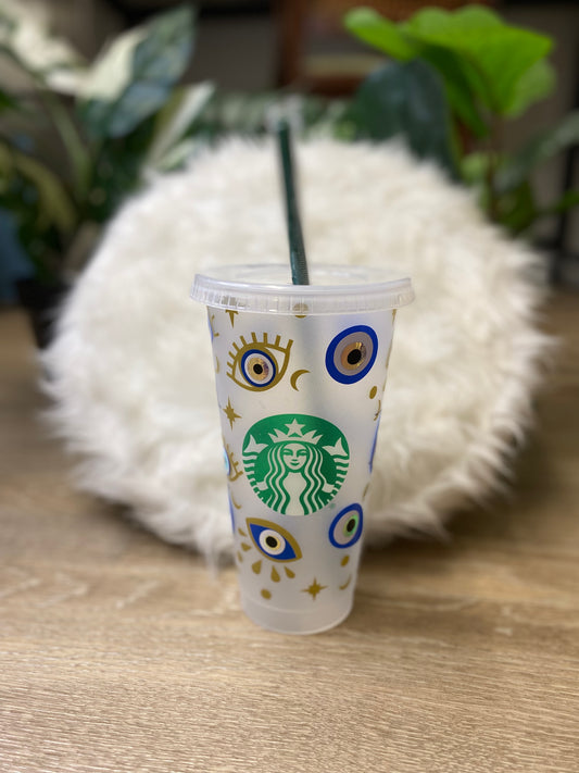 Evil Eye Starbucks Reusable Cup